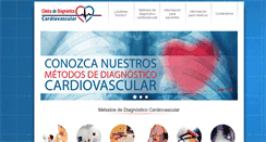 Desktop Screenshot of clinicacardiovascularcr.com